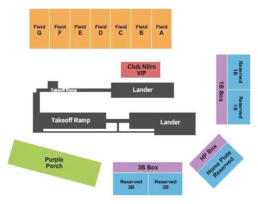 MEMORIAL STADIUM ID NITRO CIRCUS 2 Seating Map Seating Chart