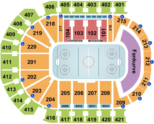 HOCKEY Seating Map Seating Chart