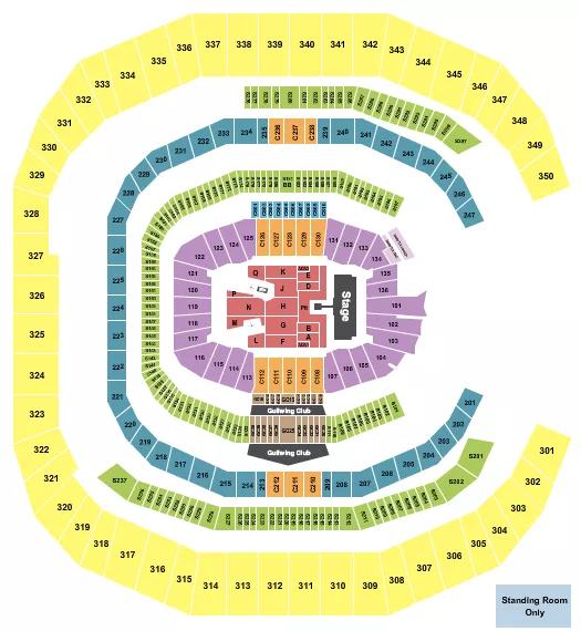MERCEDES BENZ STADIUM AC DC Seating Map Seating Chart
