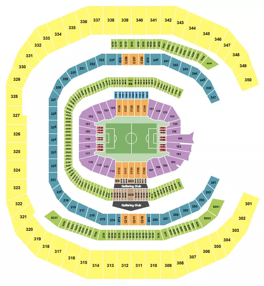 MERCEDES BENZ STADIUM SOCCER 4 Seating Map Seating Chart