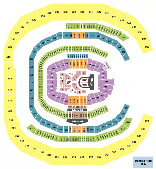 MERCEDES BENZ STADIUM KAROL G Seating Map Seating Chart