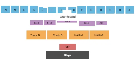 END STAGE Seating Map Seating Chart