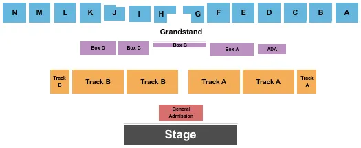 ENDSTAGE GA Seating Map Seating Chart