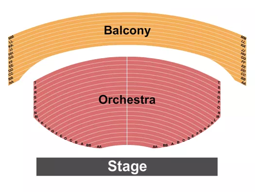 ENDSTAGE Seating Map Seating Chart