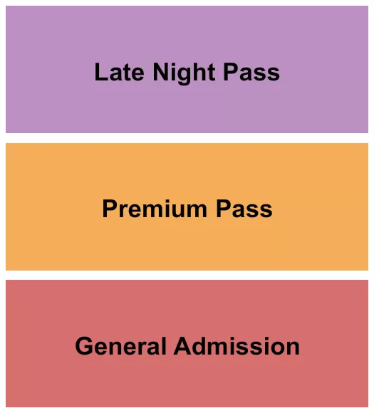 GROUNDUP MUSIC FESTIVAL Seating Map Seating Chart