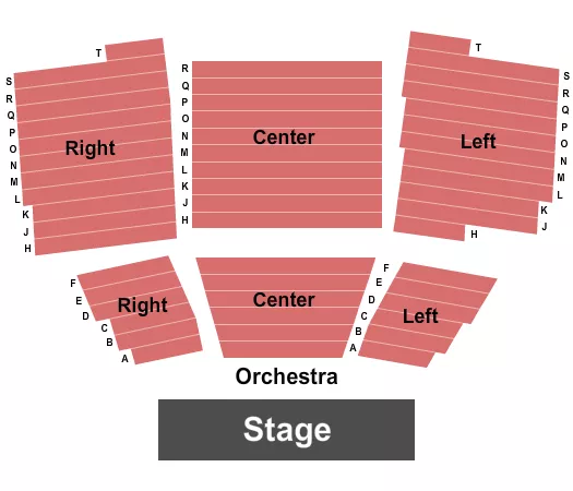 ENDSTAGE Seating Map Seating Chart