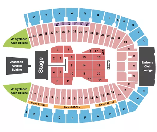 POST MALONE Seating Map Seating Chart