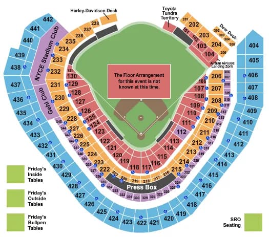GENERIC FLOOR Seating Map Seating Chart