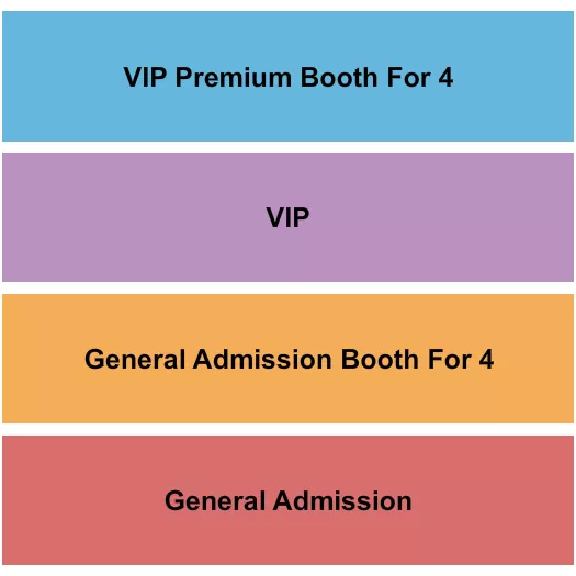 GA VIP BOOTHS Seating Map Seating Chart