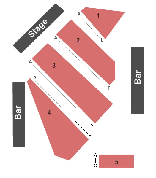 ENDSTAGE Seating Map Seating Chart
