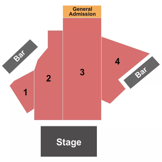 ENDSTAGE 2 Seating Map Seating Chart