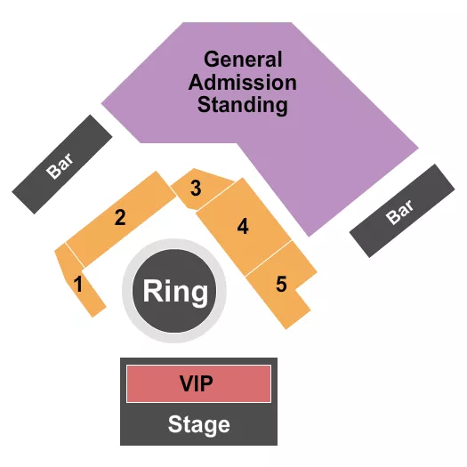 FIGHTING WITH GA VIP Seating Map Seating Chart