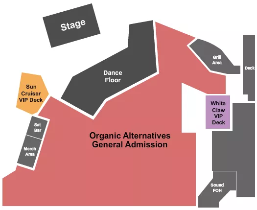 GA VIP DECK Seating Map Seating Chart