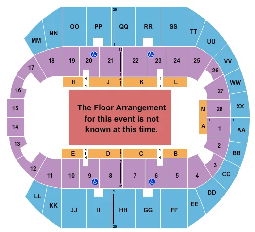 GENERIC FLOOR Seating Map Seating Chart