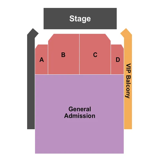 ENDSTAGE 4 Seating Map Seating Chart