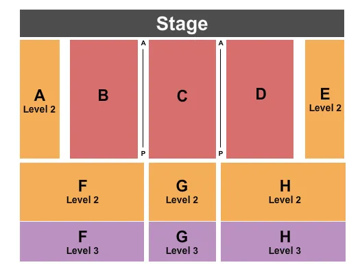 ENDSTAGE RSV GA Seating Map Seating Chart