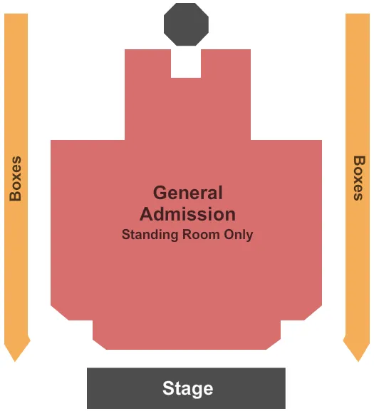GENERAL ADMISSION Seating Map Seating Chart