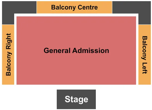GA FLOOR RSV BALC Seating Map Seating Chart