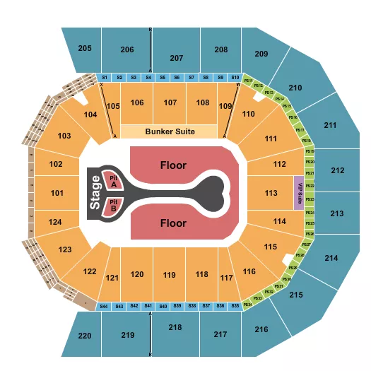 BENSON BOONE Seating Map Seating Chart