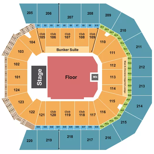 GOOSE Seating Map Seating Chart