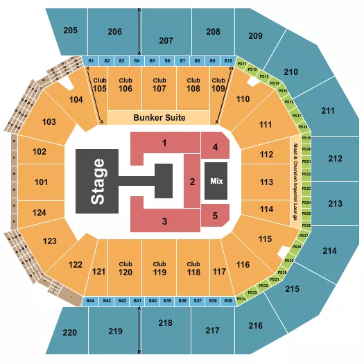 IVE Seating Map Seating Chart