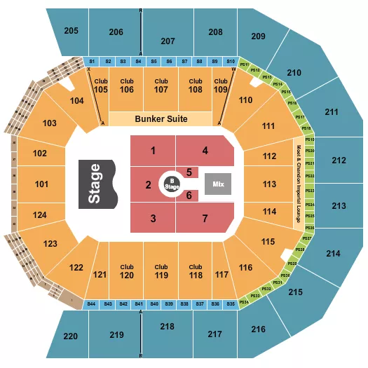 OLIVIA DEAN Seating Map Seating Chart