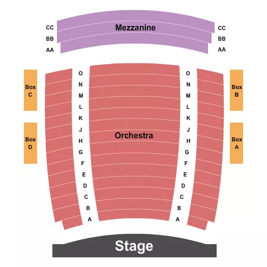 ENDSTAGE Seating Map Seating Chart