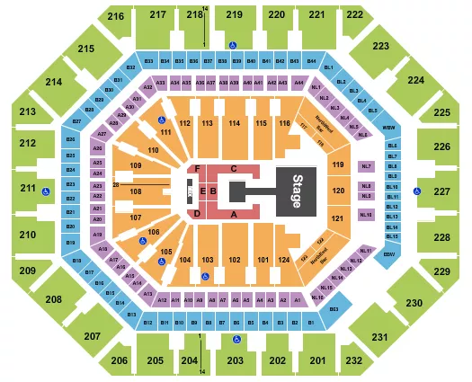 LE SSERAFIM Seating Map Seating Chart