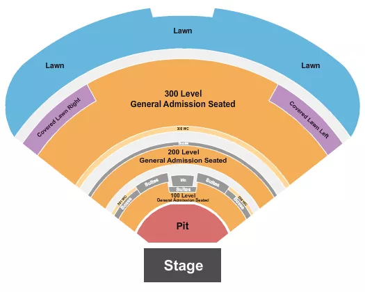 PIT GA BY LEVEL Seating Map Seating Chart