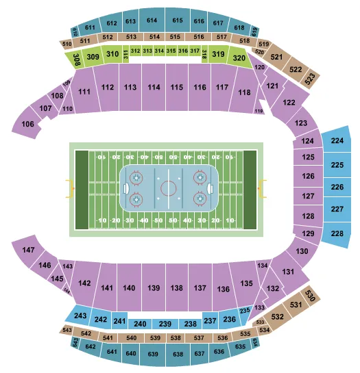 HOCKEY Seating Map Seating Chart