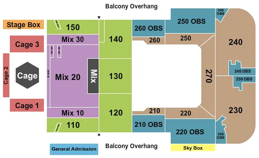 MMA 2 Seating Map Seating Chart