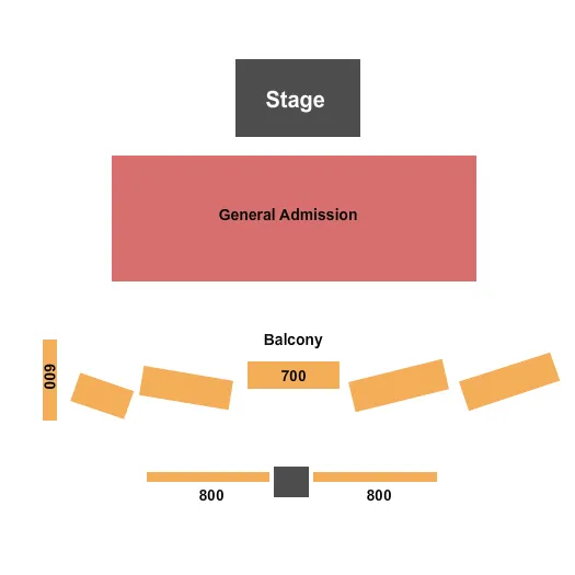 ENDSTAGE 3 Seating Map Seating Chart
