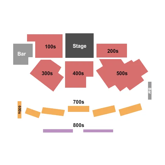 ENDSTAGE 4 Seating Map Seating Chart