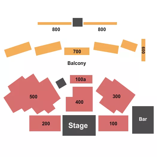 ENDSTAGE 7 Seating Map Seating Chart