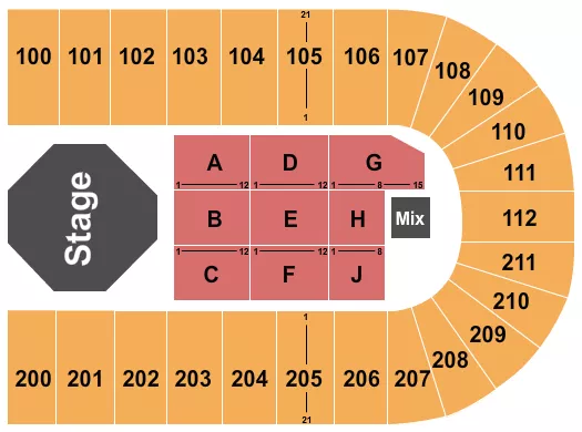 HUM AWARDS Seating Map Seating Chart