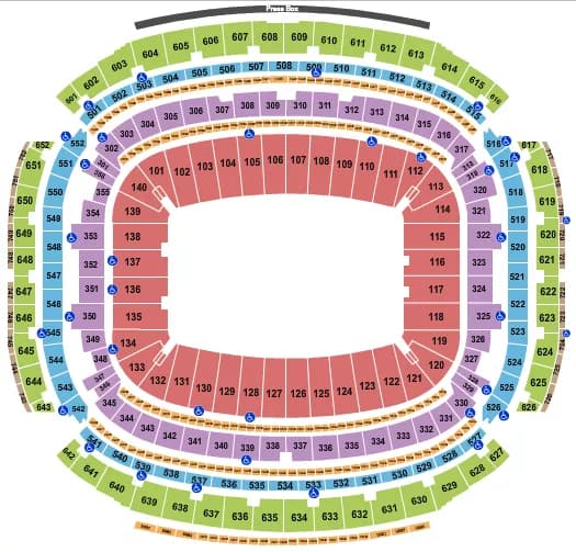 OPEN FLOOR Seating Map Seating Chart