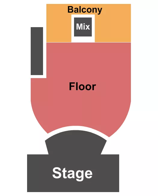 GA FLOOR BALCONY Seating Map Seating Chart