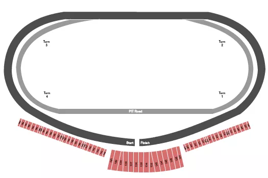 RACING Seating Map Seating Chart