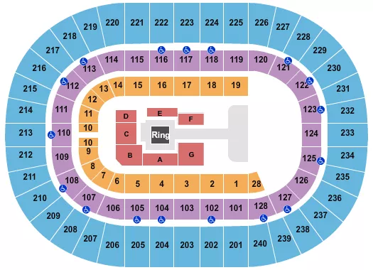 AWE Seating Map Seating Chart