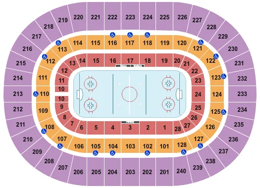 HOCKEY Seating Map Seating Chart