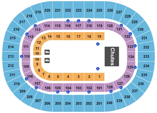PBR Seating Map Seating Chart