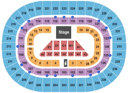 THEATER Seating Map Seating Chart