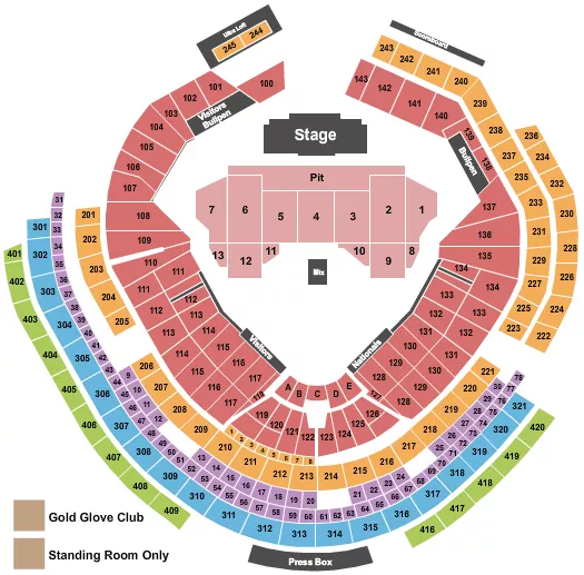 HFSTIVAL Seating Map Seating Chart