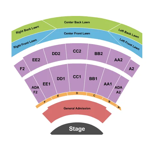 NEAL S BLAISDELL CENTER TOM MOFFATT WAIKIKI SHELL ENDSTAGE GA POOL 2 Seating Map Seating Chart