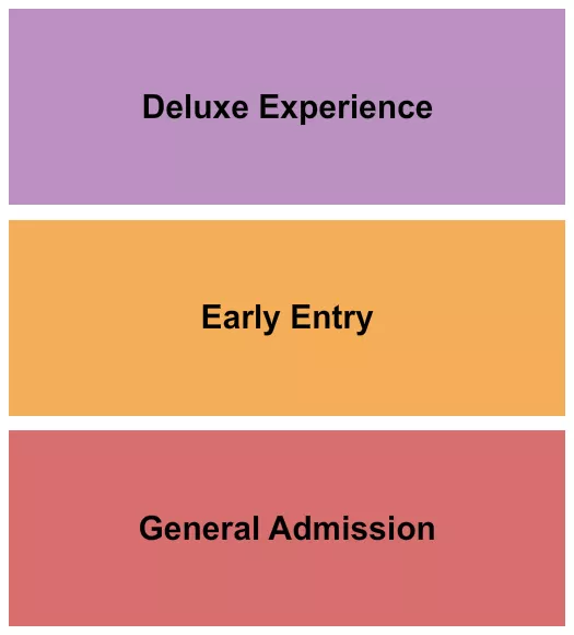 NEW LIFE CHURCH EVERETT GA EARLY ENTRY DELUXE Seating Map Seating Chart