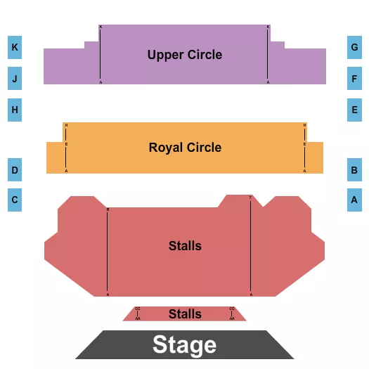 ENDSTAGE Seating Map Seating Chart