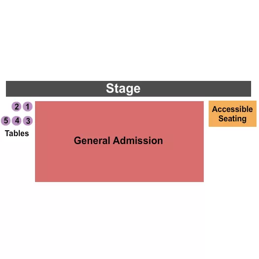 ENDSTAGE TABLES Seating Map Seating Chart