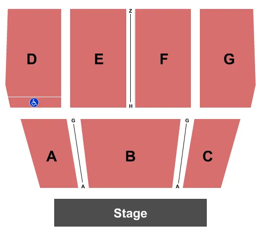 ENDSTAGE 2 Seating Map Seating Chart