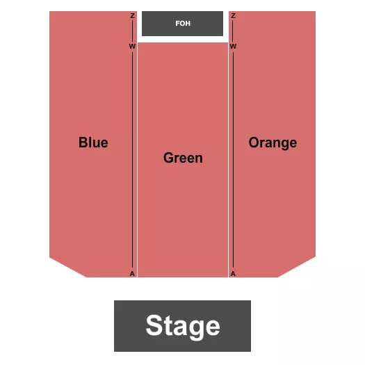 ENDSTAGE 3 Seating Map Seating Chart