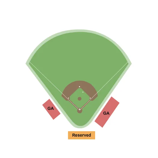BASEBALL Seating Map Seating Chart